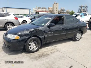 2000 Nissan Sentra XE with VIN 3N1CB51D0YL342457, listed as a Copart auction lot 55989485 with Not provided miles and Salvage title. Bid and sale history available at DreamBid. Image 1.