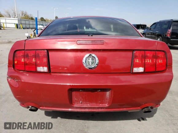 2008 Ford Mustang Deluxe with VIN 1ZVHT80NX85140251, listed as a Copart auction lot 52369645 with 143,646 mi miles and Salvage Title. Bid and sale history available at carsss.com. Image 6.