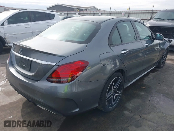 2020 Mercedes-Benz C 300 with VIN WDDWF8DB3LR558241, listed as a IAAI auction lot 41274401 with 53,349 mi miles and . Bid and sale history available at DreamBid. Image 4.