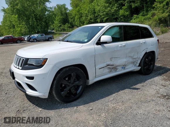 2016 Jeep Grand Cherokee High Altitude z VIN 1C4RJFCG3GC316260, wystawiony jako Copart lot #59605105 z przebiegiem 111 894 mil mil oraz Szkoda całkowita • Salvage title. Historia ofert i sprzedaży dostępna na DreamBid. Obrazek 1.
