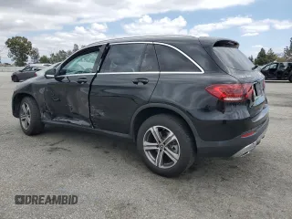 2020 Mercedes-Benz GLC 300 with VIN W1N0G8DBXLF771971, listed as a Copart auction lot 56992325 with 77,251 mi miles and Salvage title. Bid and sale history available at DreamBid. Image 2.