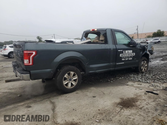 2015 Ford F-150 XL with VIN 1FTNF1EG1FKD00398, listed as a Copart auction lot 72774054 with 164,052 mi miles and Salvage title. Bid and sale history available at DreamBid. Image 3.
