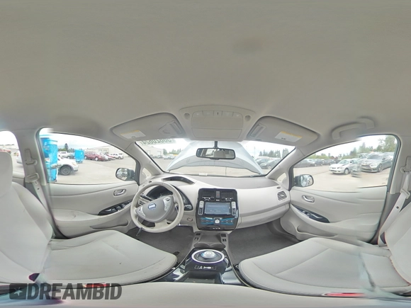 2015 Nissan LEAF SV with VIN 1N4AZ0CP5FC307552, listed as a Copart auction lot 56620624 with 40,007 mi miles and Salvage Title. Bid and sale history available at carsss.com. Image 12.