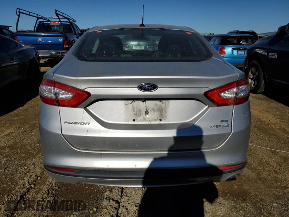 2016 Ford Fusion SE Hybrid with VIN 3FA6P0LU5GR145393, listed as a Copart auction lot 41652985 with Not provided miles and Clean title. Bid and sale history available at DreamBid. Image 6.