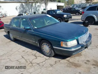 1998 Cadillac DeVille with VIN 1G6KD54Y5WU715824, listed as a IAAI auction lot 42002150 with 1 mi miles. Bid and sale history available at carsss.com. Image 1.