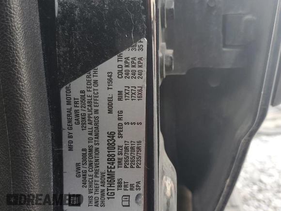 2011 GMC Canyon SLE1 z VIN 1GTH6MFE4B8108346, wystawiony jako Copart lot #53524715 z przebiegiem 169 080 mil mil oraz Szkoda całkowita • Salvage title. Historia ofert i sprzedaży dostępna na DreamBid. Obrazek 12.