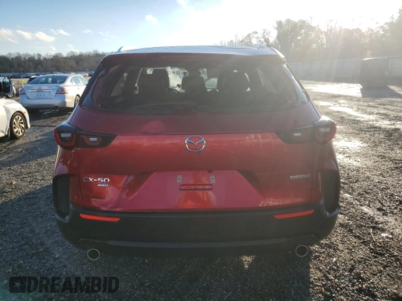 2024 Mazda CX-50 S Select with VIN 7MMVABAM7RN194042, listed as a Copart auction lot 80655444 with 12,065 mi miles and Salvage Title. Bid and sale history available at DreamBid. Image 6.