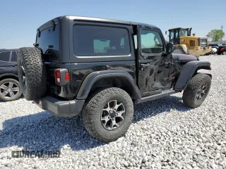 2021 Jeep Wrangler Rubicon with VIN 1C4HJXCG8MW663191, listed as a Copart auction lot 46419825 with 43,894 mi miles and Salvage title. Bid and sale history available at DreamBid. Image 3.