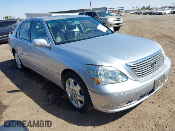 2005 Lexus LS 430 z VIN JTHBN36F150180604, wystawiony jako IAAI lot #41673727 z przebiegiem 182 363 mil mil oraz . Historia ofert i sprzedaży dostępna na DreamBid. Obrazek 1.