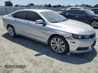 2017 Chevrolet Impala Premier with VIN 2G1145S35H9131500, listed as a Copart auction lot 62735235 with Not provided miles and Salvage title. Bid and sale history available at DreamBid. Image 4.