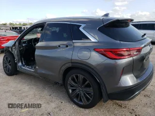 2020 Infiniti QX50 LUXE with VIN 3PCAJ5M18LF116392, listed as a Copart auction lot 49584313 with 42,781 mi miles. Bid and sale history available at carsss.com. Image 2.