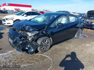 2021 Nissan Versa SV with VIN 3N1CN8EV3ML886571, listed as a IAAI auction lot 40835680 with 54,207 mi miles. Bid and sale history available at carsss.com. Image 17.