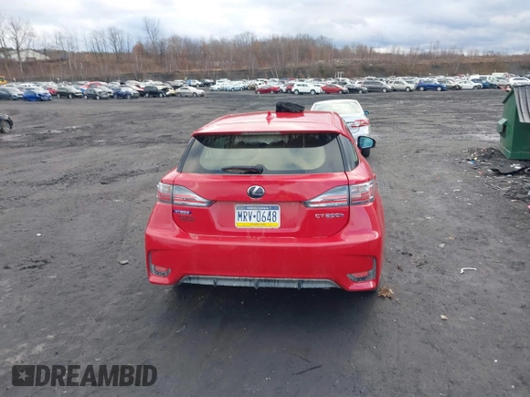 2014 Lexus CT 200h with VIN JTHKD5BH2E2183652, listed as a IAAI auction lot 41223743 with 119,747 mi miles and . Bid and sale history available at DreamBid. Image 16.