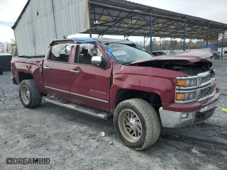 2014 Chevrolet Silverado 1500 LTZ with VIN 3GCUKSEC7EG524114, listed as a Copart auction lot 84707854 with 208,672 mi miles and Salvage Title. Bid and sale history available at carsss.com. Image 4.