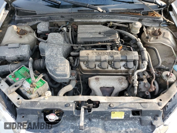 2004 Honda Civic LX z VIN 2HGES16594H587746, wystawiony jako Copart lot #57072535 z przebiegiem 374 664 mil mil oraz Szkoda całkowita • Salvage title. Historia ofert i sprzedaży dostępna na DreamBid. Obrazek 11.