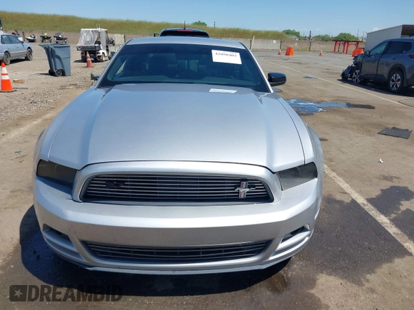 2013 Ford Mustang V6 with VIN 1ZVBP8AM4D5212653, listed as a IAAI auction lot 42090402 with 134,437 mi miles. Bid and sale history available at carsss.com. Image 12.