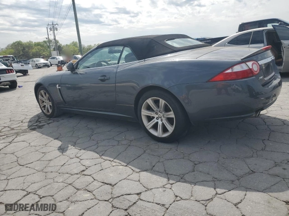 2007 Jaguar XK with VIN SAJWA44B875B18955, listed as a Copart auction lot 53782525 with 0 mi miles and Salvage Title. Bid and sale history available at carsss.com. Image 2.