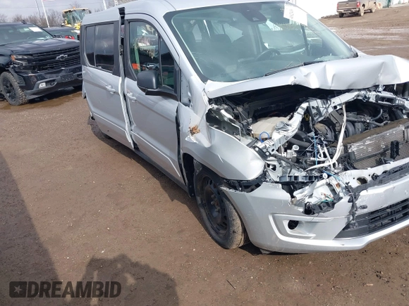 2020 Ford Transit Connect XLT with VIN NM0GE9F21L1465878, listed as a IAAI auction lot 41623436 with 66,083 mi miles and . Bid and sale history available at DreamBid. Image 1.