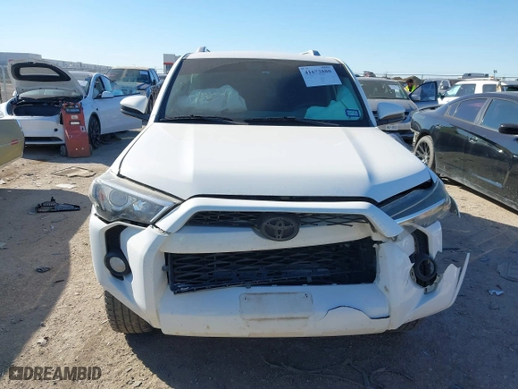 2017 Toyota 4Runner SR5 with VIN JTEBU5JR9H5439571, listed as a IAAI auction lot 41672880 with 161,710 mi miles. Bid and sale history available at carsss.com. Image 12.