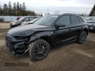 2023 Audi Q5 S line Premium Plus with VIN WA1EAAFY4P2183661, listed as a Copart auction lot 48610815 with 22,414 mi miles and Salvage Title. Bid and sale history available at carsss.com. Image 1.