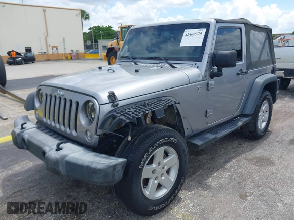 2017 Jeep Wrangler Sport с VIN 1C4AJWAG5HL612799, выставлен на аукционе IAAI как лот 42400375 с пробегом Не указан миль и . История ставок и продаж доступна на DreamBid. Изображение 17.