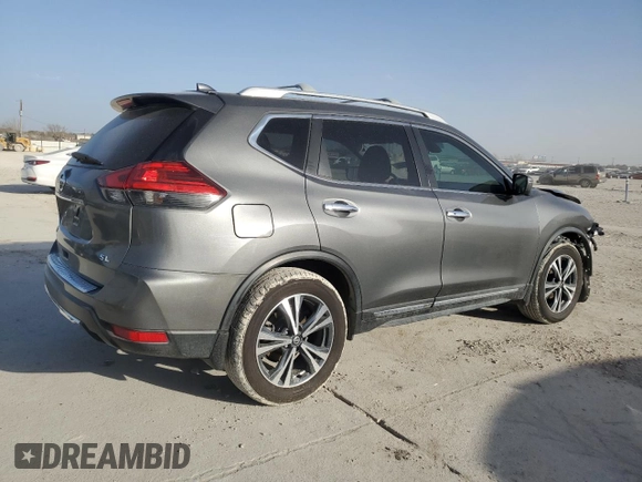 2017 Nissan Rogue SL with VIN JN8AT2MT9HW142338, listed as a Copart auction lot 48229035 with 62,068 mi miles and Salvage Title. Bid and sale history available at DreamBid. Image 3.