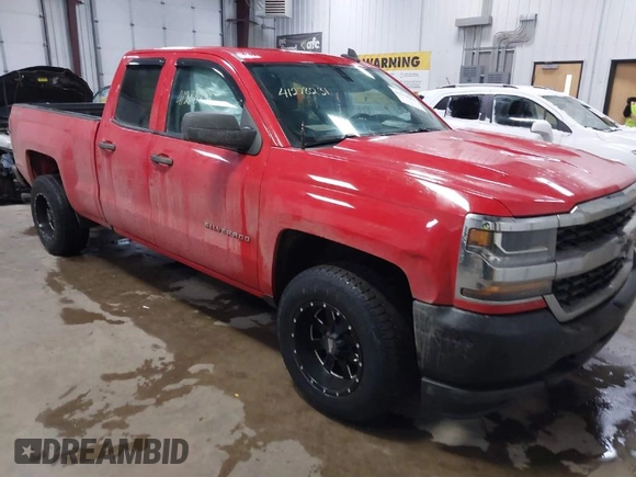 2016 Chevrolet Silverado 1500 Work Truck with VIN 1GCVKNEH5GZ371625, listed as a IAAI auction lot 41278231 with 84,502 mi miles. Bid and sale history available at carsss.com. Image 1.