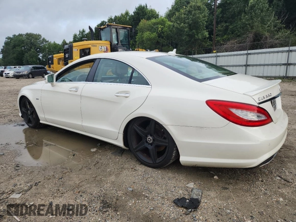 2012 Mercedes-Benz CLS 550 with VIN WDDLJ9BB5CA045629, listed as a Copart auction lot 64598765 with 169,067 mi miles and Clean title. Bid and sale history available at DreamBid. Image 2.