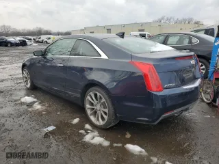 2015 Cadillac ATS Coupe Luxury AWD with VIN 1G6AH1RX3F0111947, listed as a Copart auction lot 83416054 with 128,917 mi miles and Salvage Title. Bid and sale history available at carsss.com. Image 2.