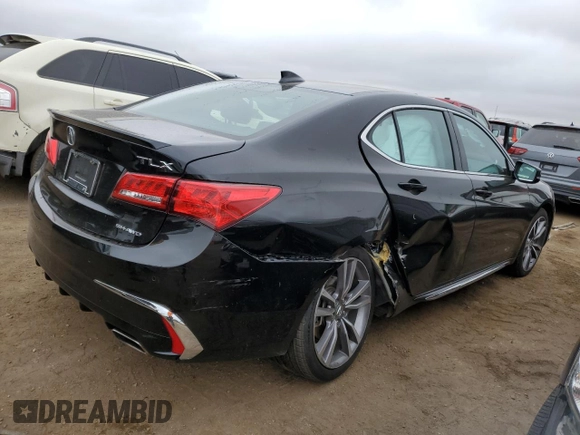 2020 Acura TLX Advance with VIN 19UUB3F87LA003682, listed as a Copart auction lot 66431494 with 30,328 mi miles and Salvage title. Bid and sale history available at DreamBid. Image 3.