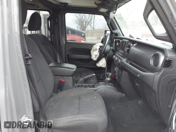 2022 Jeep Wrangler Unlimited Willys Sport with VIN 1C4HJXDM7NW151427, listed as a IAAI auction lot 41714749 with 39,130 mi miles and . Bid and sale history available at DreamBid. Image 5.
