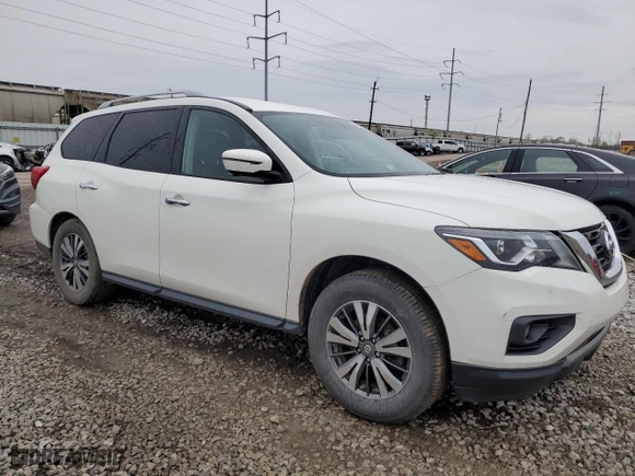 2017 Nissan Pathfinder S with VIN 5N1DR2MM1HC674583, listed as a Copart auction lot 51873795 with 128,539 mi miles and Clean Title. Bid and sale history available at carsss.com. Image 4.