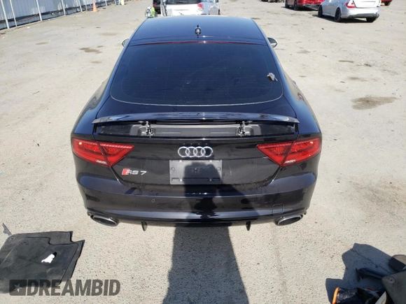 2015 Audi RS 7 Prestige z VIN WUAW2AFC6FN900136, wystawiony jako Copart lot #54558253 z przebiegiem 69 045 mil mil oraz . Historia ofert i sprzedaży dostępna na DreamBid. Obrazek 6.