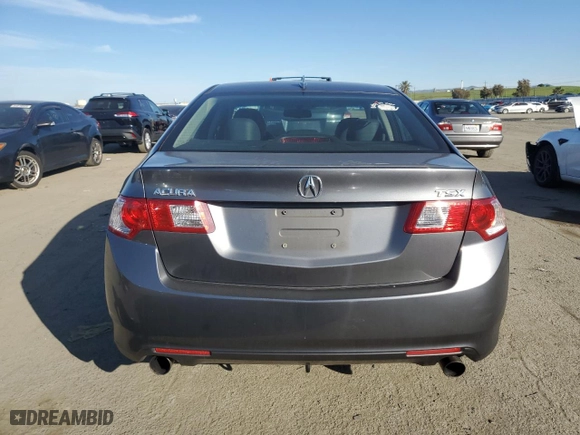 2010 Acura TSX with VIN JH4CU2F66AC032121, listed as a Copart auction lot 44826605 with 175,941 mi miles and Salvage Title. Bid and sale history available at carsss.com. Image 6.