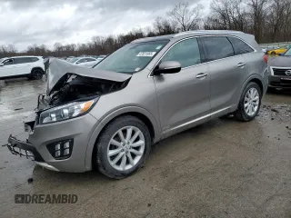 2016 Kia Sorento SX z VIN 5XYPKDA56GG092102, wystawiony jako Copart lot #47831865 z przebiegiem 105 291 mil mil oraz Szkoda całkowita • Salvage title. Historia ofert i sprzedaży dostępna na DreamBid. Obrazek 1.
