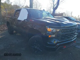 2024 Chevrolet Silverado 1500 Custom Trail Boss with VIN 3GCUDCED2RG375626, listed as a IAAI auction lot 41231846 with 4,565 mi miles. Bid and sale history available at carsss.com. Image 1.