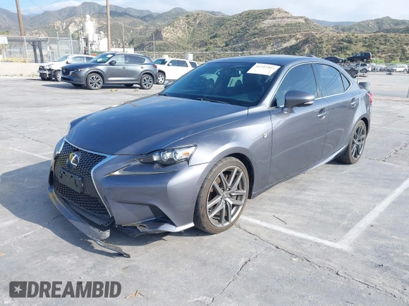 2016 Lexus IS 200t with VIN JTHBA1D27G5023567, listed as a IAAI auction lot 41347193 with Not Provided miles and . Bid and sale history available at DreamBid. Image 2.