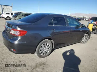 2013 Toyota Corolla L with VIN 5YFBU4EE0DP078329, listed as a Copart auction lot 83710804 with 128,104 mi miles and Salvage Title. Bid and sale history available at carsss.com. Image 3.