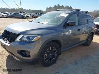 2019 Nissan Pathfinder S with VIN 5N1DR2MM3KC623917, listed as a IAAI auction lot 41661193 with 92,345 mi miles. Bid and sale history available at carsss.com. Image 17.