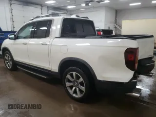 2018 Honda Ridgeline RTL-E with VIN 5FPYK3F74JB001049, listed as a Copart auction lot 57590075 with 111,848 mi miles and Clean title. Bid and sale history available at DreamBid. Image 2.