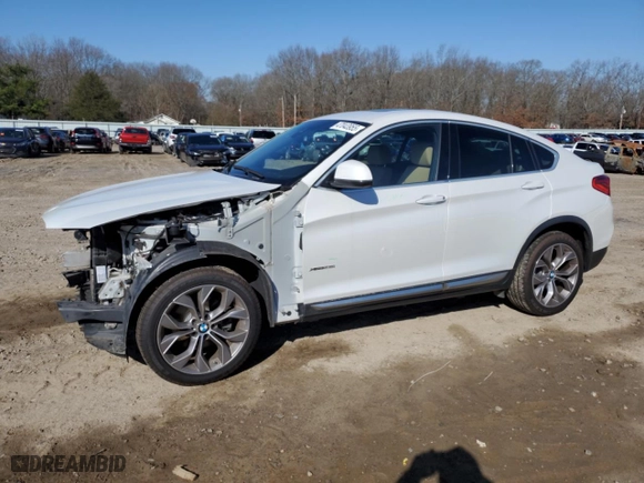 2018 BMW X4 xDrive28i with VIN 5UXXW3C56J0T81987, listed as a Copart auction lot 47043955 with NaN miles and Salvage Title. Bid and sale history available at carsss.com. Image 1.