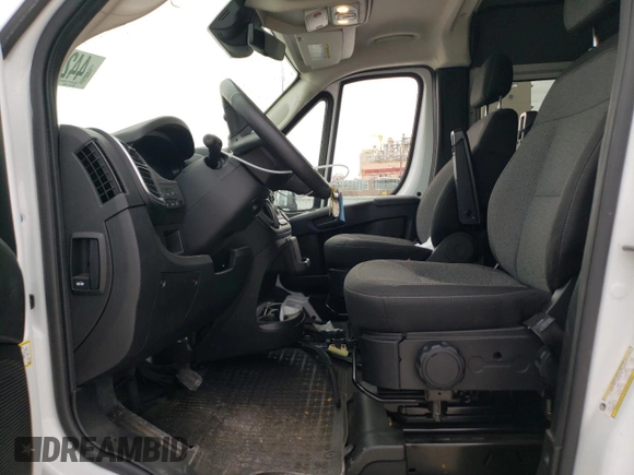 2023 Ram ProMaster Cargo with VIN 3C6MRVJG9PE539774, listed as a Copart auction lot 44269195 with 8,650 mi miles and Salvage Title. Bid and sale history available at DreamBid. Image 7.