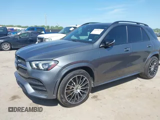2020 Mercedes-Benz GLE 350 with VIN 4JGFB4KB2LA041492, listed as a IAAI auction lot 41973138 with 59,122 mi miles and . Bid and sale history available at DreamBid. Image 2.