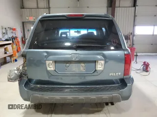 2005 Honda Pilot EX with VIN 5FNYF18425B059025, listed as a Copart auction lot 50590455 with 246,159 mi miles and Salvage Title. Bid and sale history available at DreamBid. Image 6.