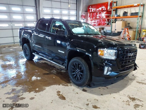 2022 GMC Canyon 4WD Elevation with VIN 1GTG6CEN3N1316108, listed as a IAAI auction lot 41339395 with 23,763 mi miles. Bid and sale history available at carsss.com. Image 1.
