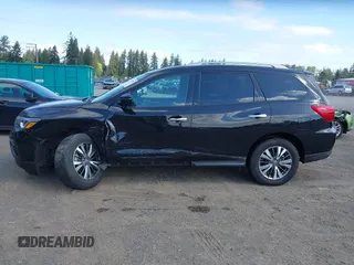 2019 Nissan Pathfinder SV with VIN 5N1DR2MM4KC579118, listed as a IAAI auction lot 42147973 with 64,597 mi miles. Bid and sale history available at carsss.com. Image 6.