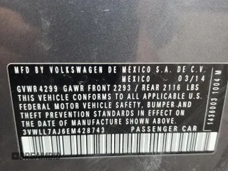 2014 Volkswagen Jetta TDI w/Premium with VIN 3VWLL7AJ6EM428743, listed as a Copart auction lot 63459355 with 145,814 mi miles and Salvage title. Bid and sale history available at DreamBid. Image 12.