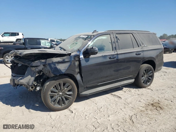 2021 Cadillac Escalade Sport with VIN 1GYS3EKLXMR401944, listed as a Copart auction lot 76787164 with 49,396 mi miles and Salvage Title. Bid and sale history available at carsss.com. Image 1.