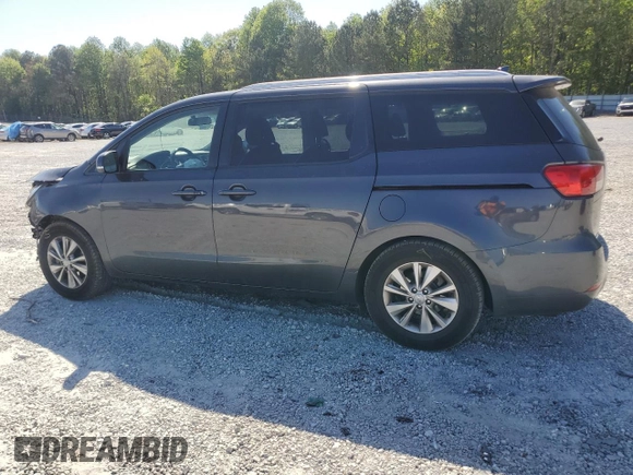 2017 Kia Sedona LX with VIN KNDMB5C12H6283197, listed as a Copart auction lot 53257325 with 140,440 mi miles and Salvage Title. Bid and sale history available at DreamBid. Image 2.