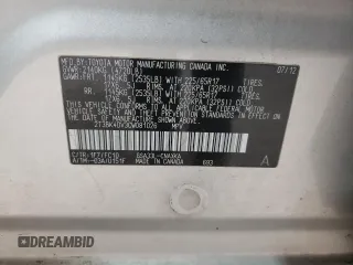 2012 Toyota RAV4 with VIN 2T3BK4DV3CW081026, listed as a Copart auction lot 42958315 with 0 mi miles and Salvage Title. Bid and sale history available at carsss.com. Image 15.